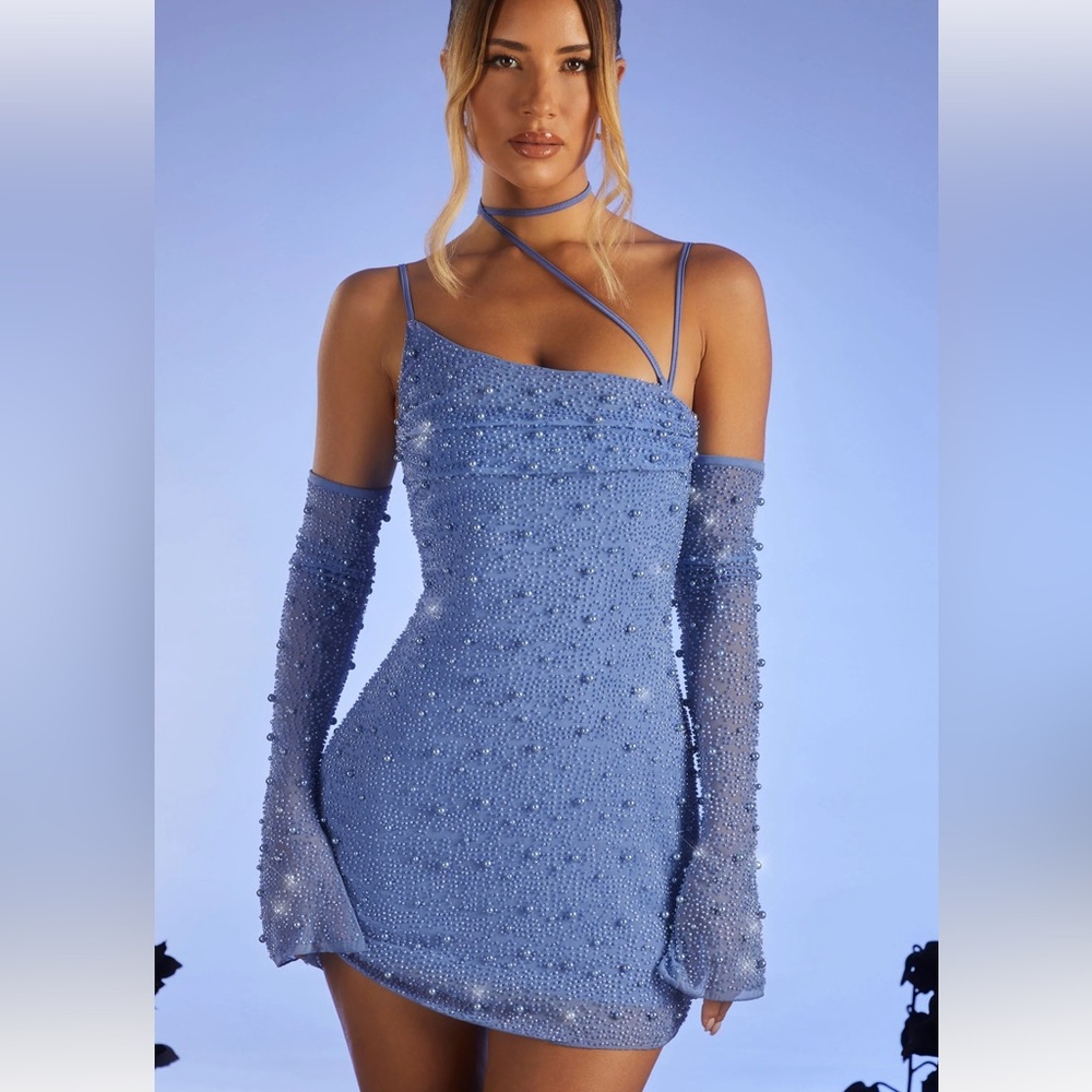 Oh Polly purple pearl dress